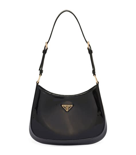 prada cleo knitted shoulder bag|Prada cleo patent leather bag.